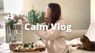 [Sub] Спокойный Влог. День Рождения, Локоны Без Утюжка, Прогулки И Еда. (Calm Vlog 8)