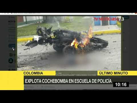 Colombia: 5 muertos y 10 heridos por coche bomba en academia de policía