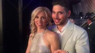 Message From Debbie Gibson And Alan Bersten At Dwts 25 Premiere