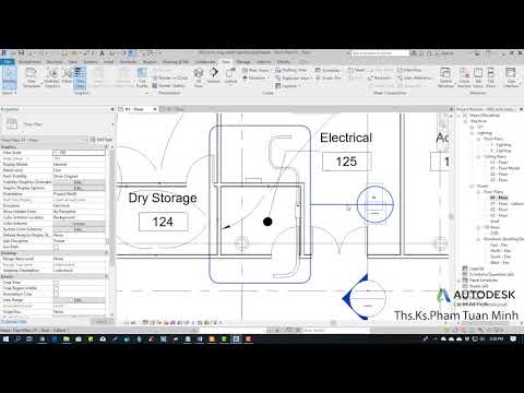 Hướng dẫn sử dụng Revit MEP 2019 | Bài 18: Bố trí hệ thống ống dẫn điện
