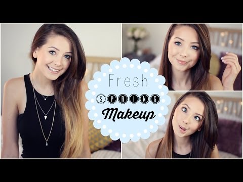 Fresh, Spring Makeup Tutorial | Zoella - YouTube