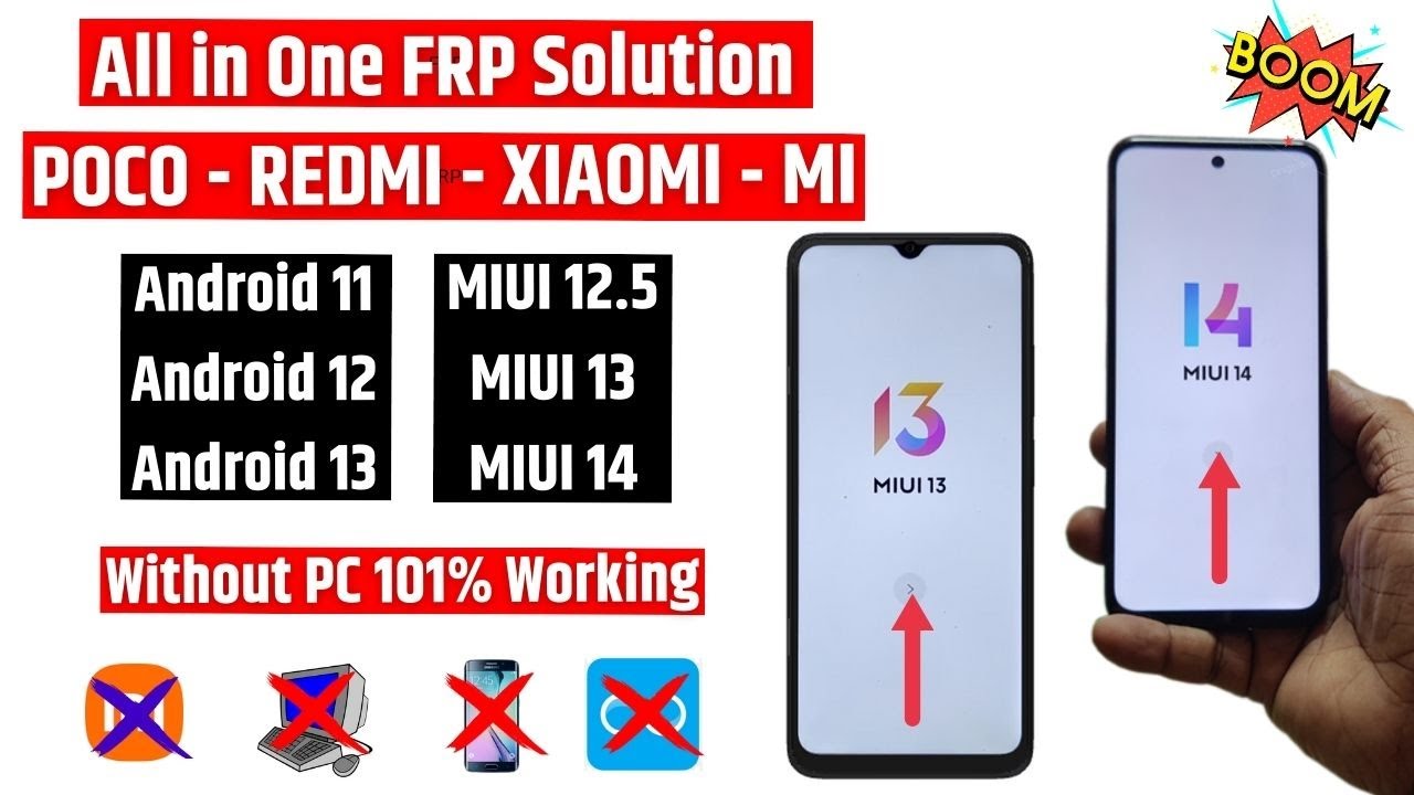 Poco, Redmi, Xiaomi – Frp Bypass – Miui 12, Miui 13, Poco, Redmi, Xiaomi – Frp Bypass – Miui 12, Miui 13,