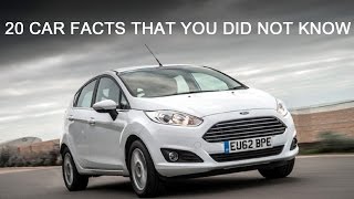 20 Amazing Car Facts