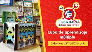 Cubo De Aprendizaje Múltiple Didáctico En Madera