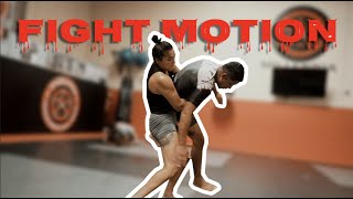 TATIANA SUAREZ in Fight Motion