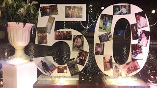 Best 50th Anniversary Celebrations Theme ideas Best Golden Anniversary Theme Best Photo Booth ideas