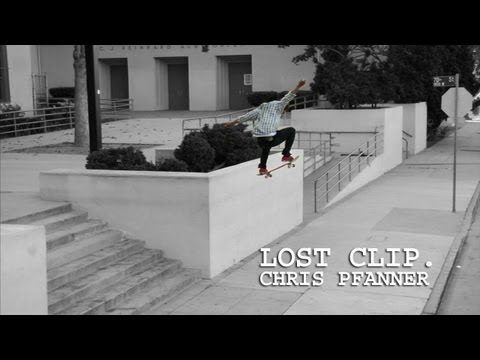 Chris Pfanner Lost Skateboarding Clip #8 Biggest Grind Gap Ollie Ever!