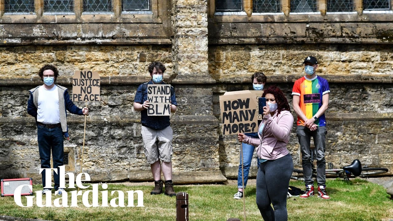‘I'm very aware I’m mixed race here’: organising a rural UK Black Lives Matter protest