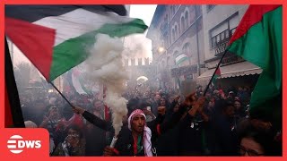 Watch Mive Pro-Palestine Protest In Udine Ahead Of Italy Vs Israel Football Match Ac15