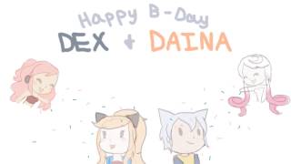 Dex And Daina - Cute Animation Birthday