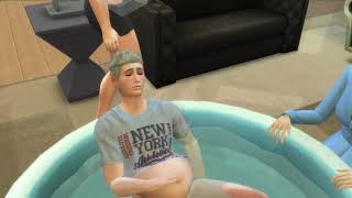The Sims 4 (Mpreg) Beautiful Water Birth