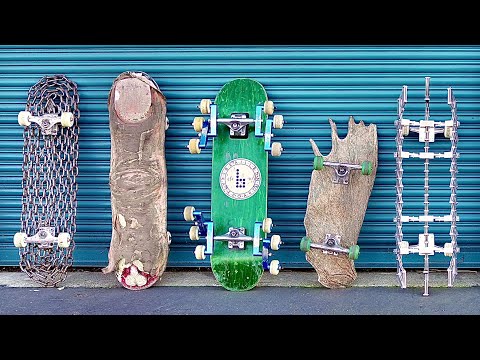 WORLD’S WEIRDEST BOARDS vs FREESTYLE SKATERS!