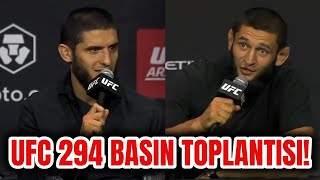 Türkçe Ufc 294 Basin Toplantisi Islam Vs Volkanovski 2 - Khamzat Vs Usman