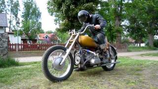 VW 1200 Dnepr project bike, Karl tries the Dnepr