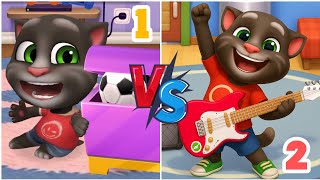 My Talking Tom Friends Vs My Talking Tom Friends 2 Complete Gameplay Walkthrough