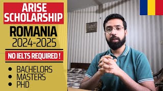 ARICE Scholarship 2024-2025 | Romania Europe