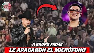 Le Apagaron El Micrófono A Grupo Firme En El Palenque De Las Fiestas Del Sol En Mexicali