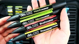 Better Than Copics? PROMARKERS & BRUSHMARKERS by Winsor & Newton