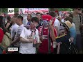 Raw: World Cup Fans at Grant Park in Chicago