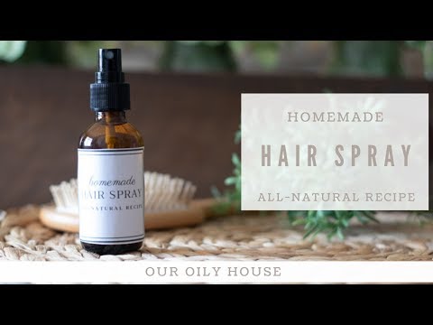 DIY Hair Spray Recipe | Hair Spray with Essential Oils - YouTube