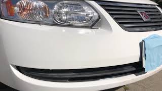DIY how to spray can paint car without removing fender/bumper/headlight/hood part 5