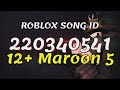 12+ Maroon 5 Roblox Song IDs/Codes