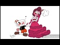 Mugman ♥ Cala Maria and Cuphead ♥ Baroness von bon bon
