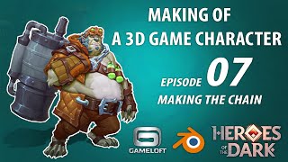 Making The Chain - Create Commercial Game 3D Character Episode 07