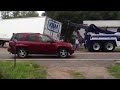 Truck Driver Epic Fail Tow Service Trucker in Action (18 Wheeler)