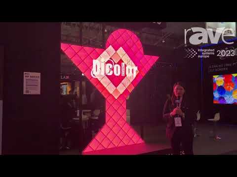 ISE 2023: Dicolor Explains UC Series Creative Shape Rental Display Solution