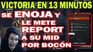 GOTTO MATTHEW GANA EN 13 MINUTOS Y SE ENOJA | DOTA 2 COSAS