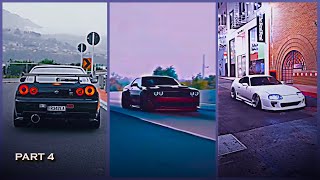 Car Edits Compilation 🥶 (Part 4) | JDM Edits 😈 | Supercar Edits | Tiktok 4K Car 