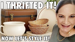 Come See How I Style My Thrift Store Finds Into Cozy Country Home Décor