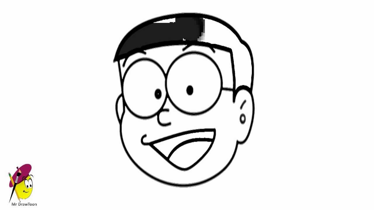 How to Draw Nobita from Doraemon - YouTube