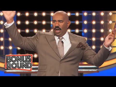 CAUGHT OUT! Steve Harvey Asks The Questions & Gets Some Funny Answers On Family Feud USA