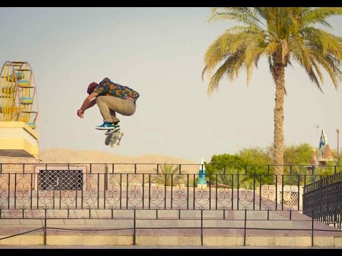 Skateboarding through the Intense Heat of Oman