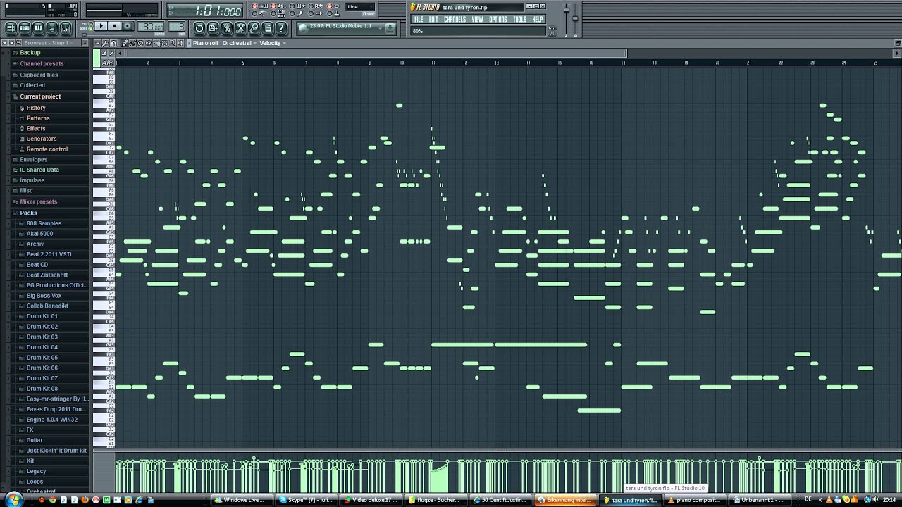 Как сделать барабанную дробь в fl studio Как сделать барабанную дробь в fl studio