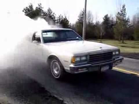 1984 Chevrolet Caprice Classic with a 50 liter 305 V8 doing a pretty long