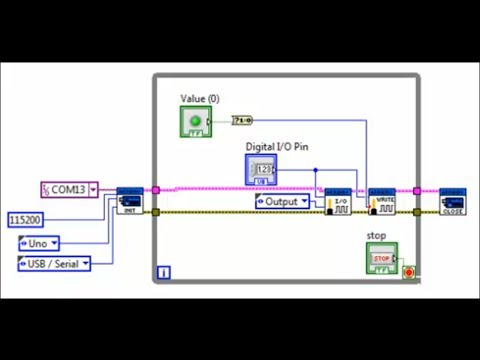 Lập trình vi điều khiển-Phần 28-Lập trình LabVIEW với Arduino- LABVIEW WITH ARDUINO 2