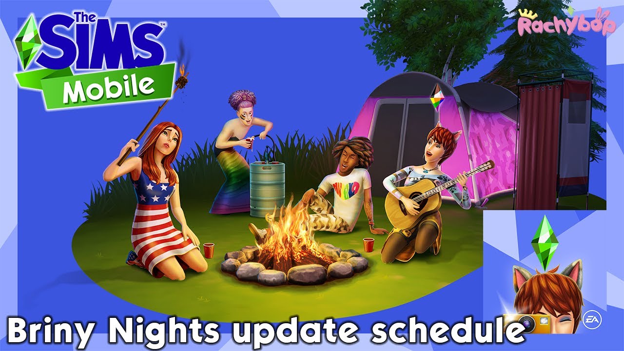 The Sims Mobile Briny Nights UPDATE SCHEDULE [May - July 2022]