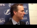 Lightning coach Jon Cooper after loss to Sabres