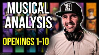 MUSIC DIRECTOR REACTS | Musical Analysis JoJo's Bizarre Adventure Openings 1-10