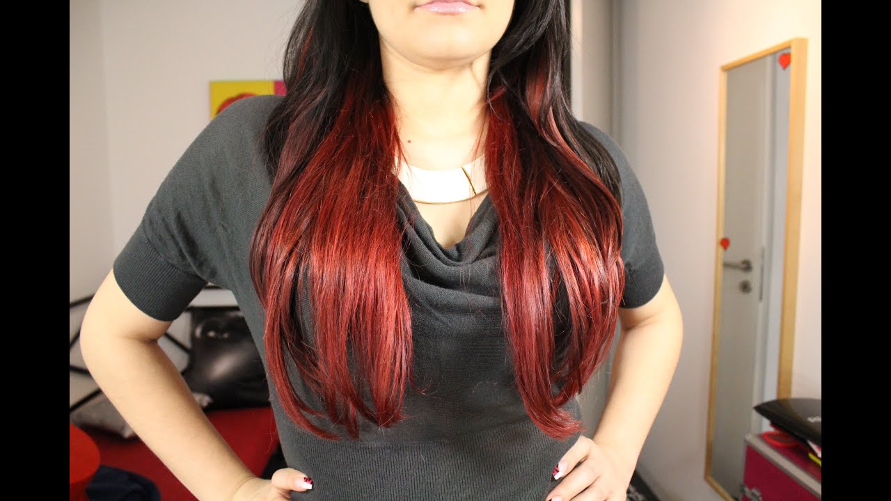 Rotes Ombre/Neuer Trend??? - YouTube  width=
