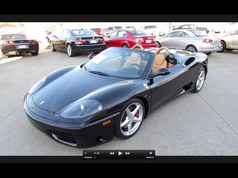 2002 Ferrari 360 Spider Start Up Exhaust and In Depth Tour