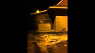 Red Head Throws Brick Like Baseball