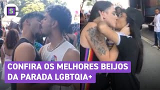 Parada LGBTQIA+: confira os melhores beijos do evento em SP