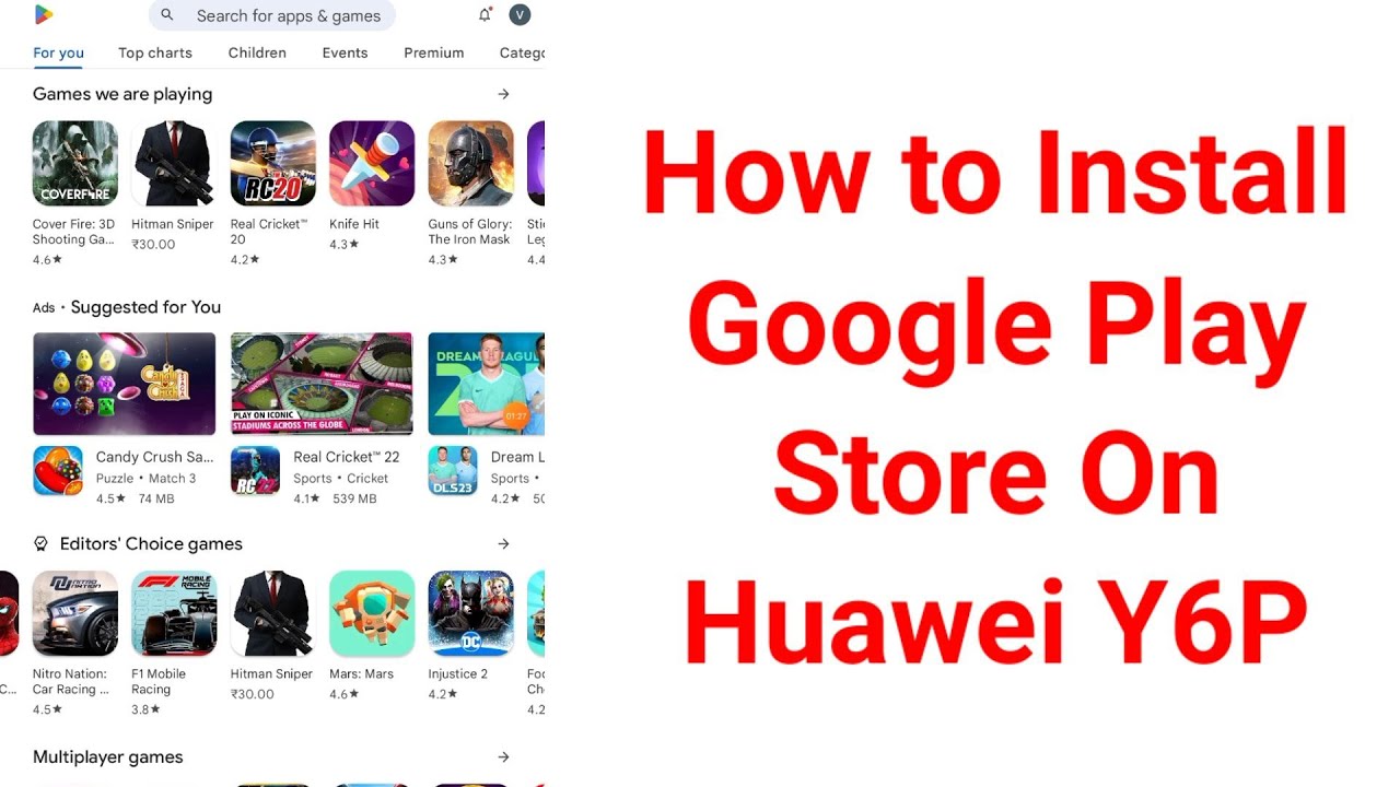 How to Install Google Play Store on Huawei Y6P How to Install Google Play Store on Huawei Y6P