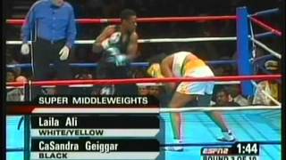 Laila Ali Vs Casandra Geiggar Pt 1