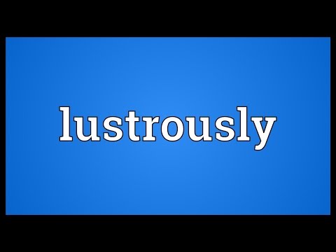 Header of lustrously