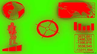 Iron Man Hud Display Effect - Green Screen - Free Use